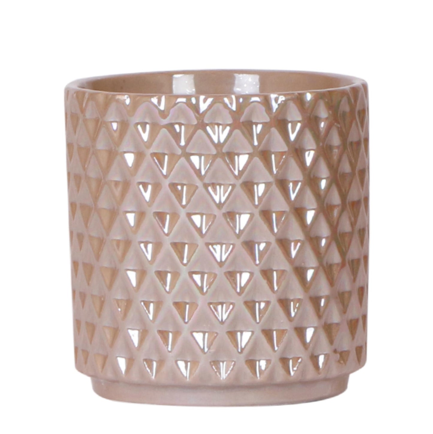 Diamond pearl sierpot - Sand - Ø9cm