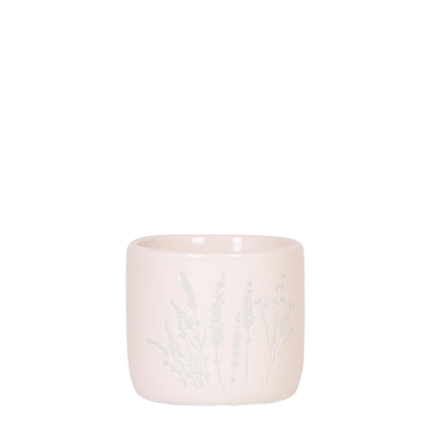 Floral bloempot - Light Blue