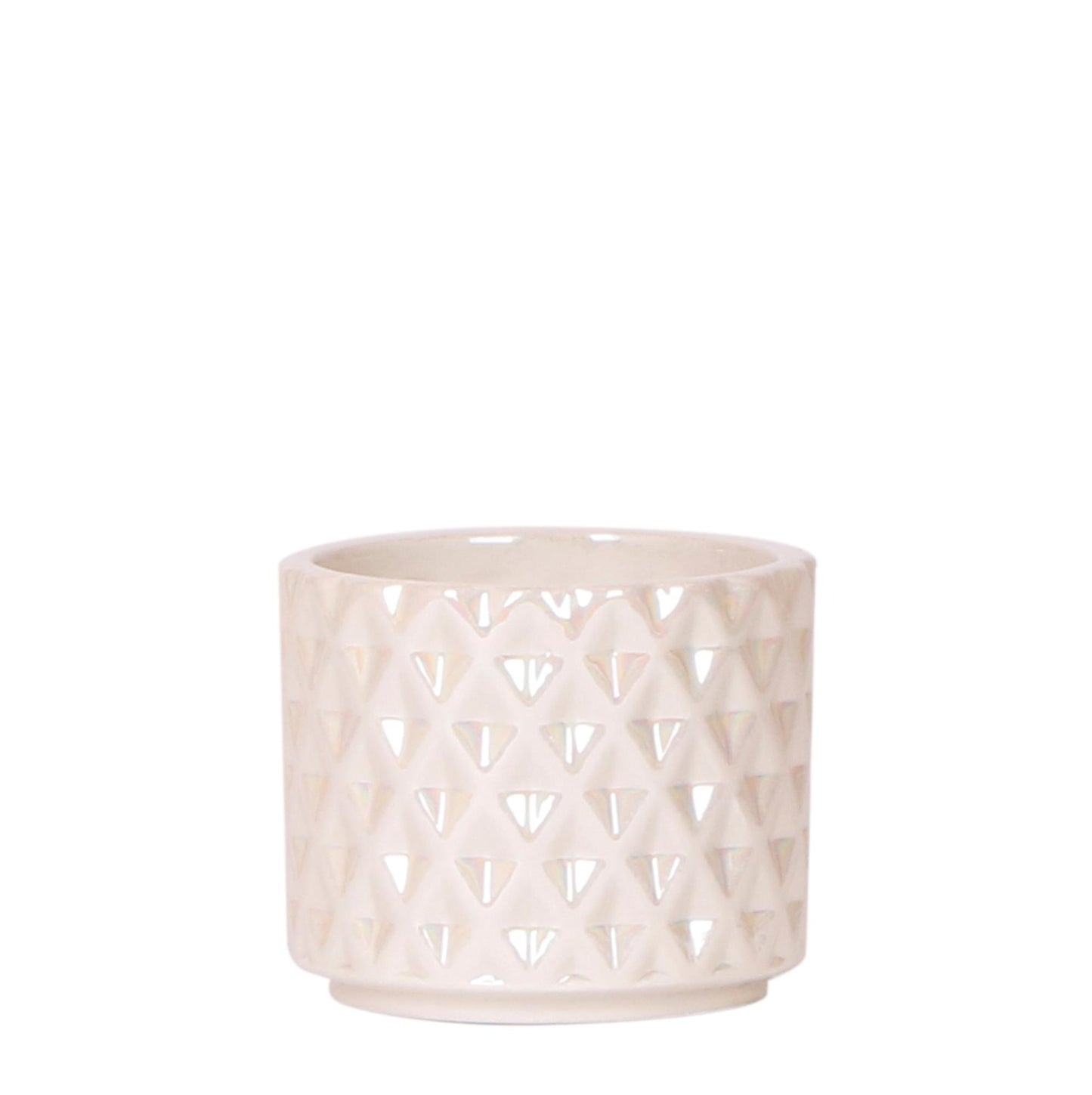 Diamond pearl sierpot - Travertine - Ø6cm
