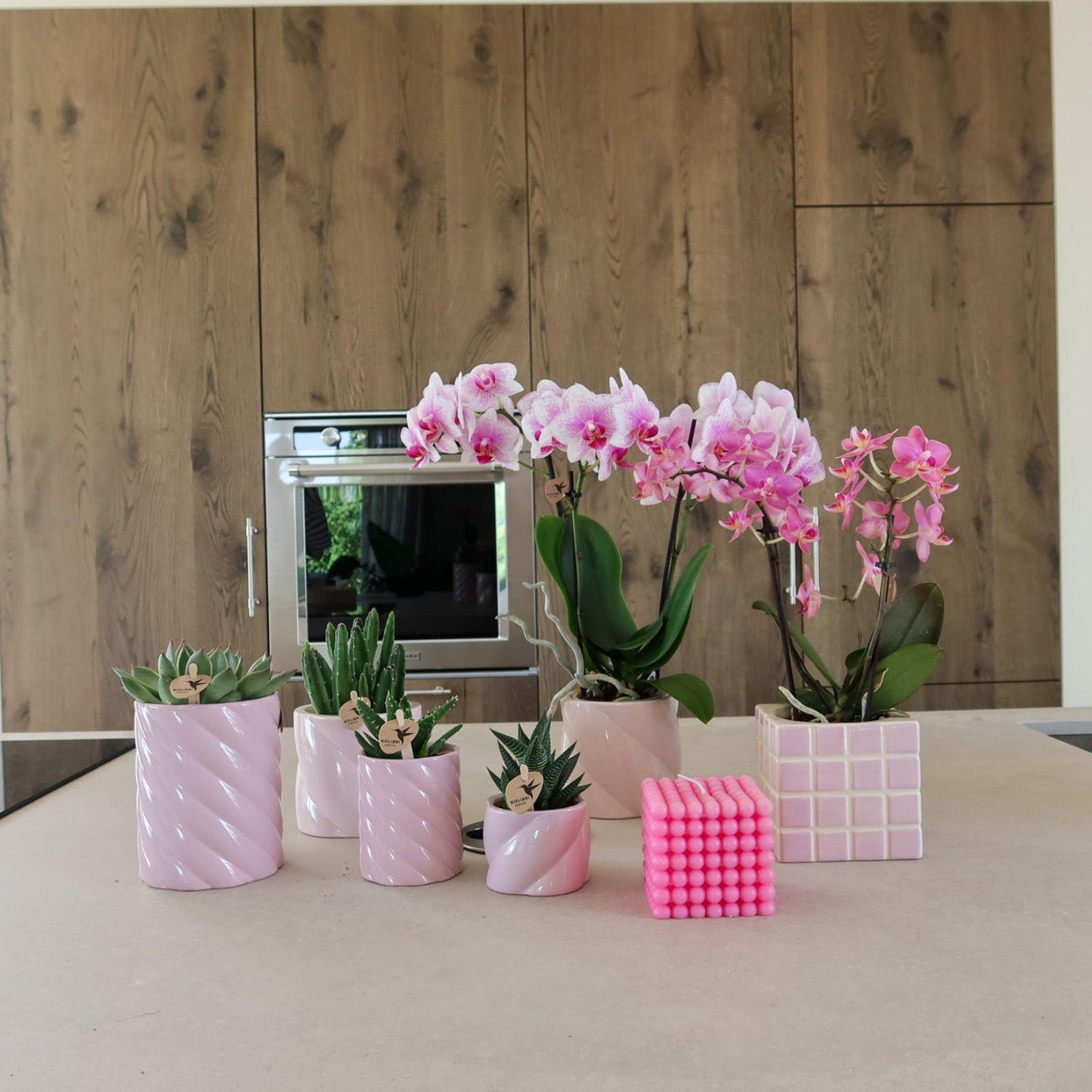 Candy sierpot Hoog - Pink