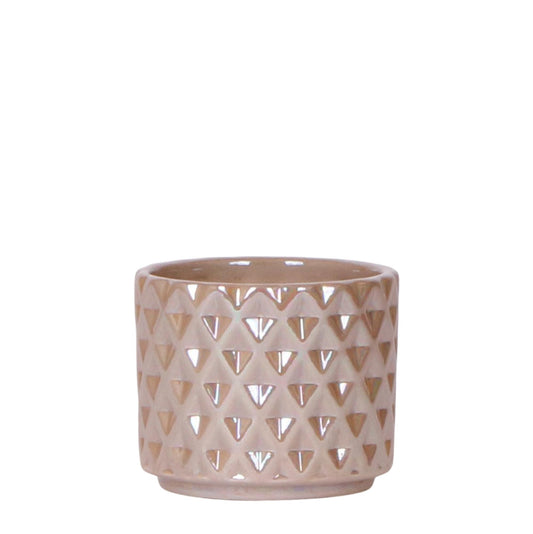 Diamond pearl sierpot - Sand - Ø6cm