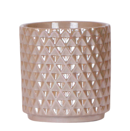 Diamond pearl sierpot - Sand - Ø9cm