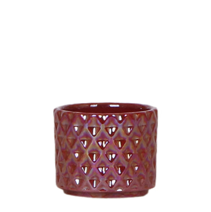 Diamond pearl sierpot - Red - Ø6cm