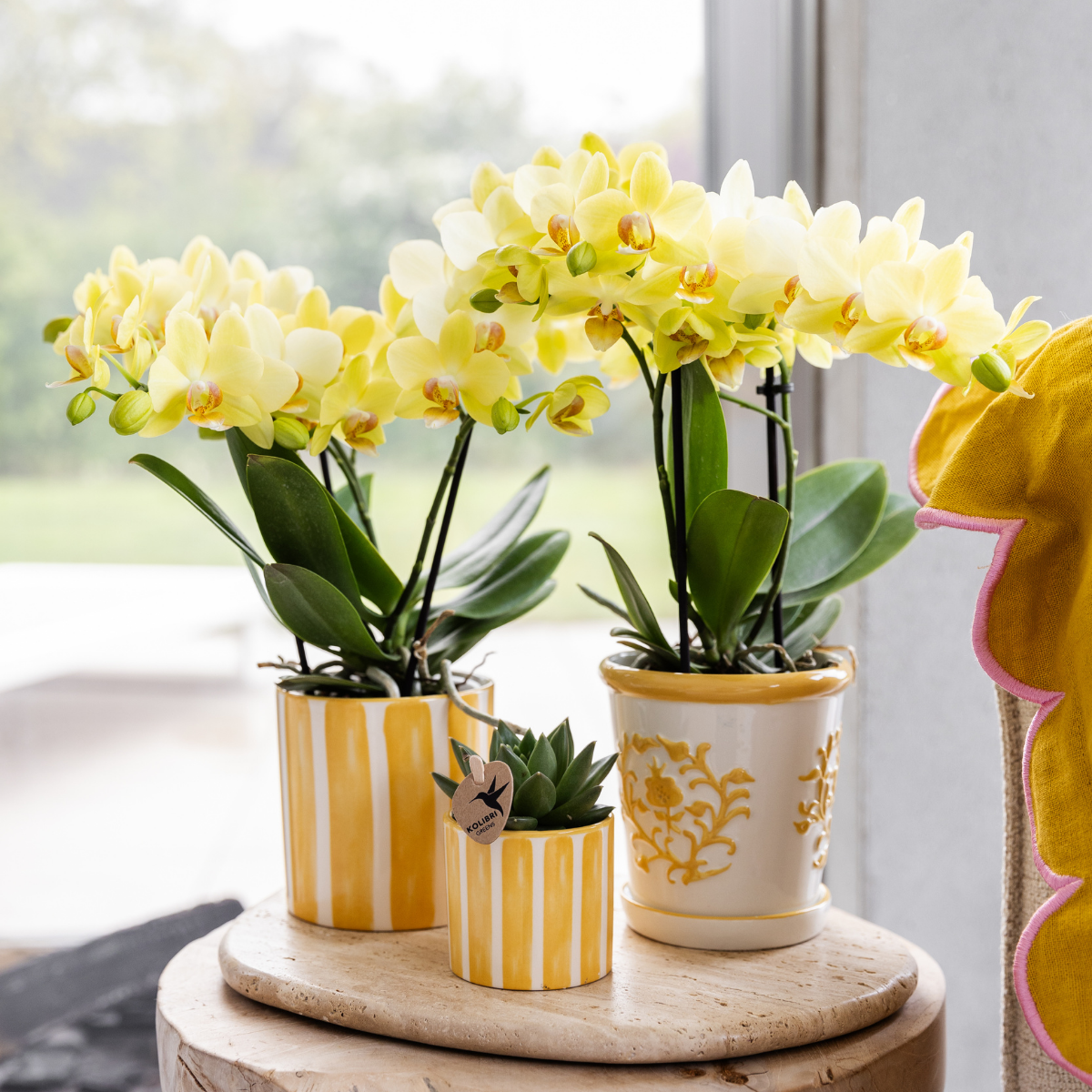 Malaga pot - Yellow - Ø9cm