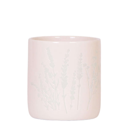 Floral bloempot - Light Blue